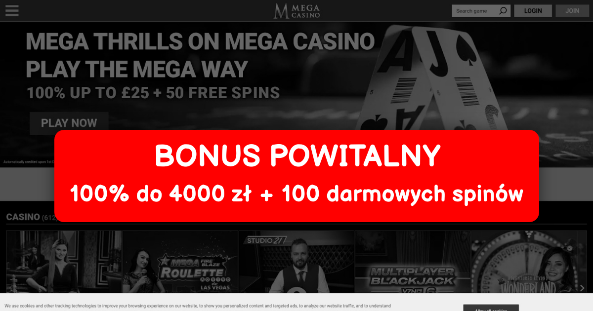 Mega Casino - Najlepsze Sloty Online w Polsce